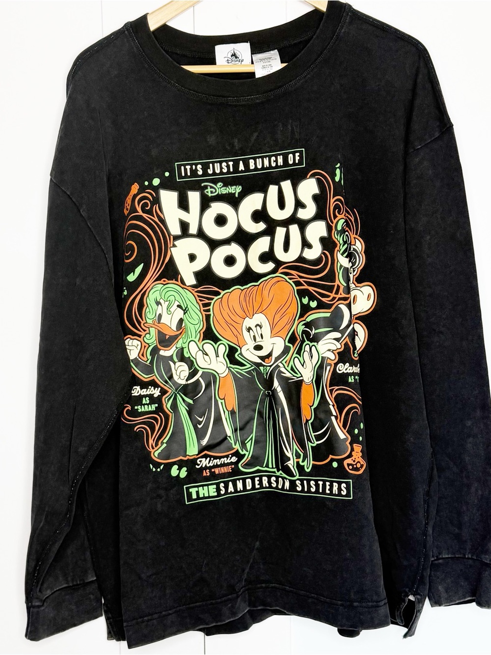 Disney Adult Spirit Jersey Hocus Pocus XXL 2XL black Halloween Sanderson Sisters